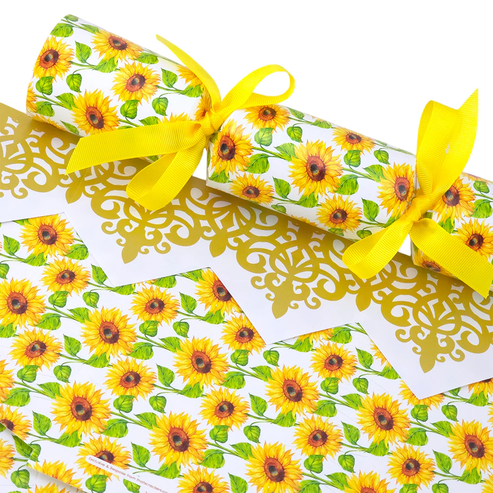 Bright Sunflowers | Cracker Making Craft Kit | Make & Fill Your Own - Image 4