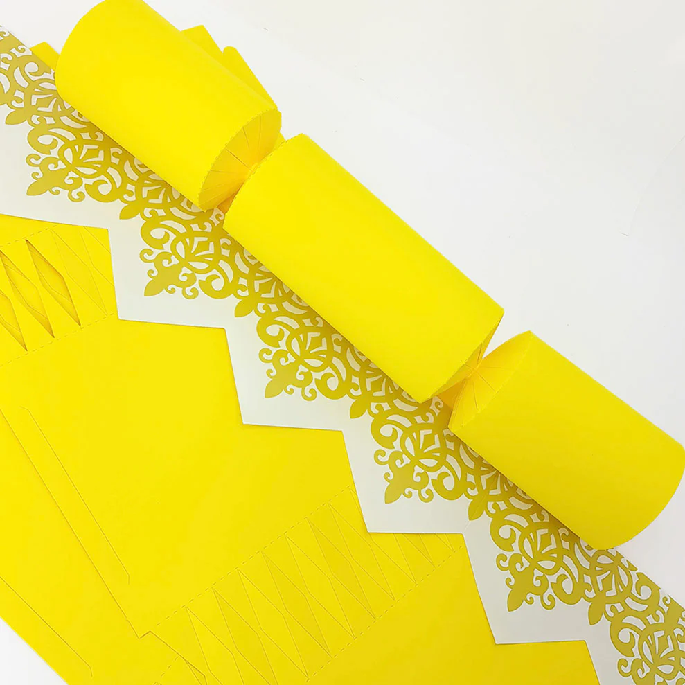 Bright Yellow | Cracker Making DIY Craft Kits | Make Your Own | Eco Recyclable - Image 10