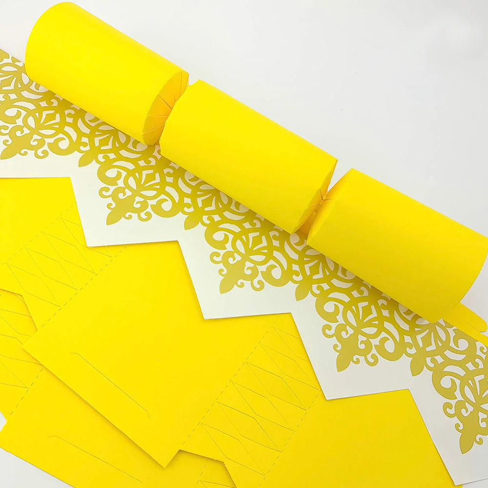 Bright Yellow | Cracker Making DIY Craft Kits | Make Your Own | Eco Recyclable - Image 12