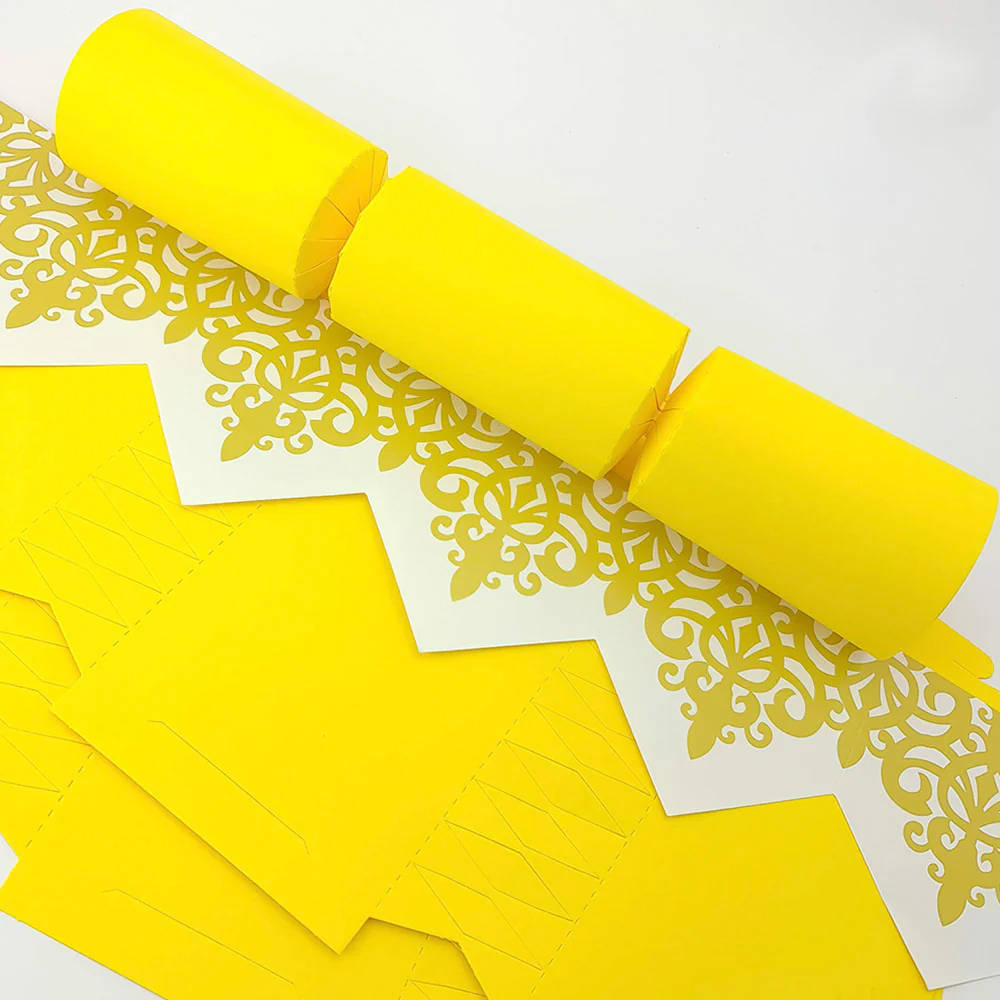 Bright Yellow | Cracker Making DIY Craft Kits | Make Your Own | Eco Recyclable - Image 13
