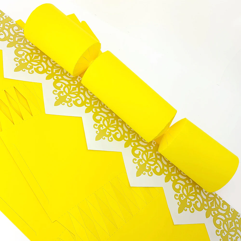 Bright Yellow | Cracker Making DIY Craft Kits | Make Your Own | Eco Recyclable - Image 4