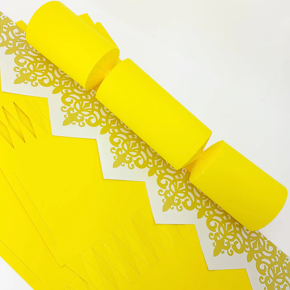 Bright Yellow | Cracker Making DIY Craft Kits | Make Your Own | Eco Recyclable - Image 6