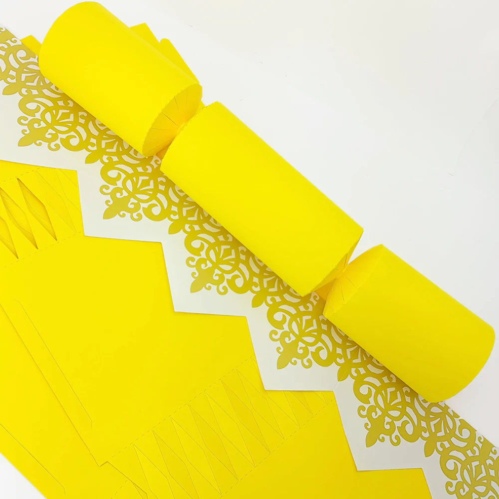 Bright Yellow | Cracker Making DIY Craft Kits | Make Your Own | Eco Recyclable - Image 8