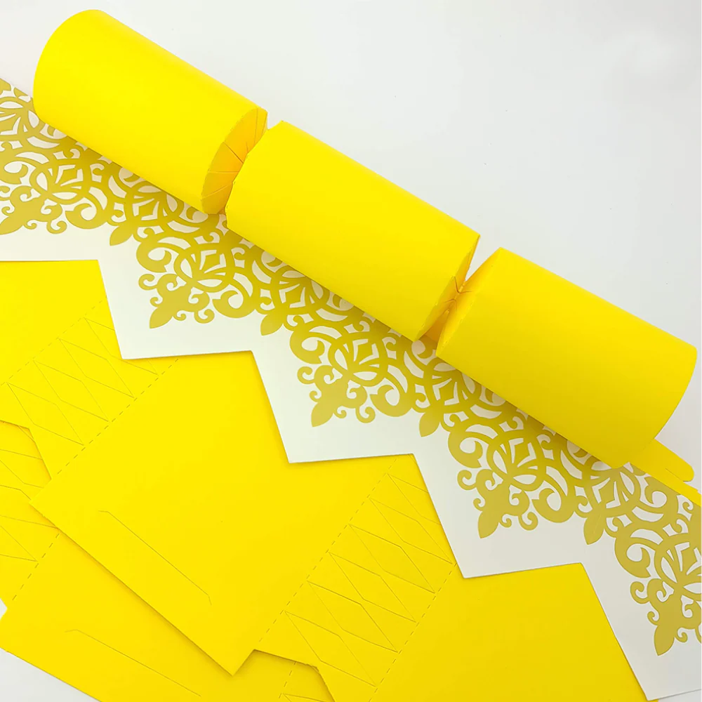 Bright Yellow | Cracker Making DIY Craft Kits | Make Your Own | Eco Recyclable - Image 9