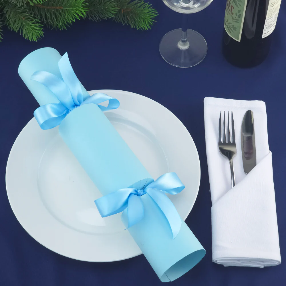 Bunny Blue | Cracker Making Craft Kit with Ribbons | Make and Fill Your Own - Image 4