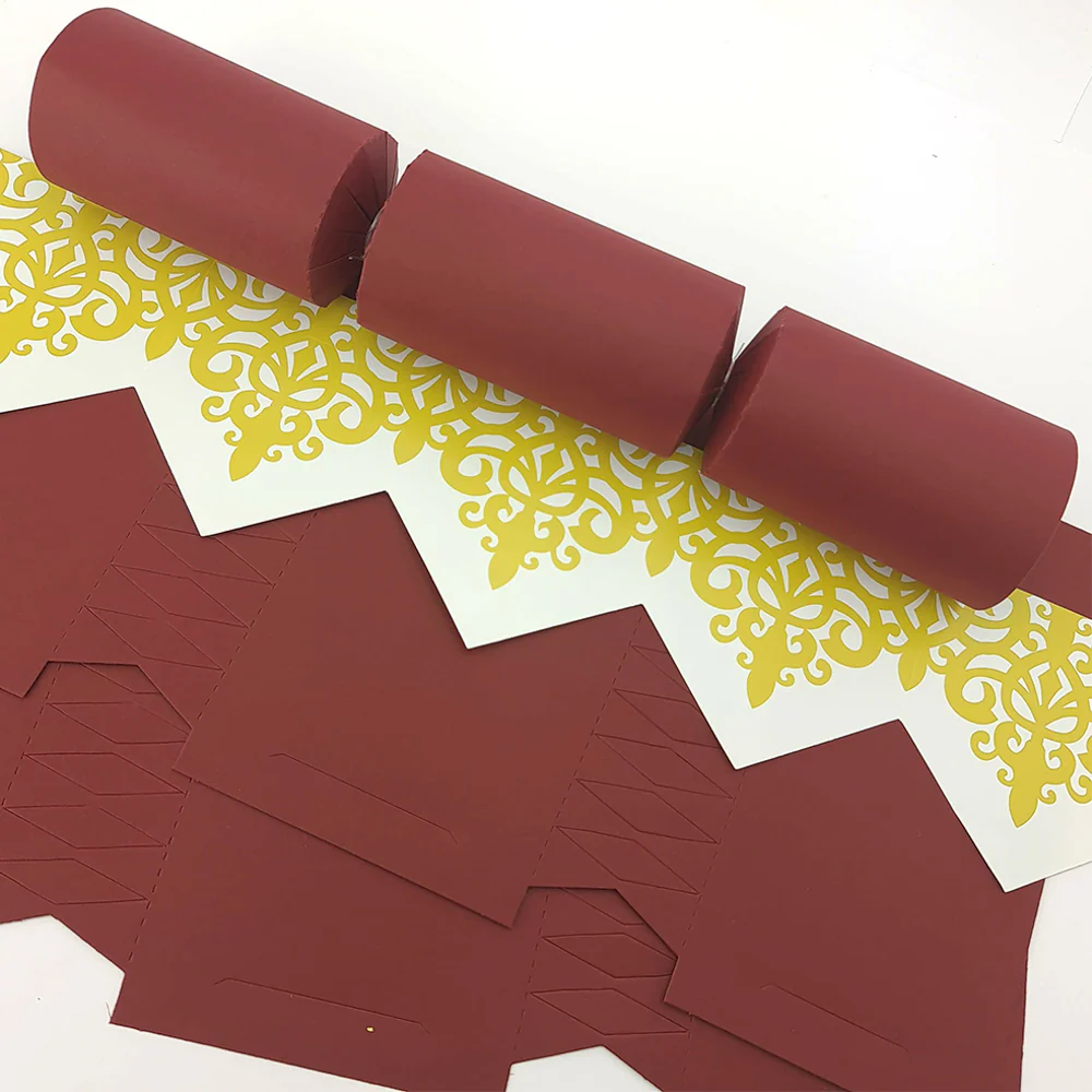 Burgundy Red | Cracker Making DIY Craft Kits | Make Your Own | Eco Recyclable - Image 3