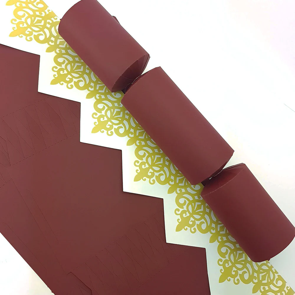 Burgundy Red | Cracker Making DIY Craft Kits | Make Your Own | Eco Recyclable - Image 6