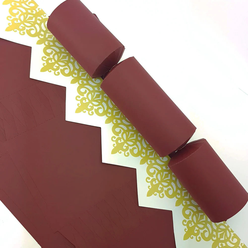 Burgundy Red | Cracker Making DIY Craft Kits | Make Your Own | Eco Recyclable - Image 7
