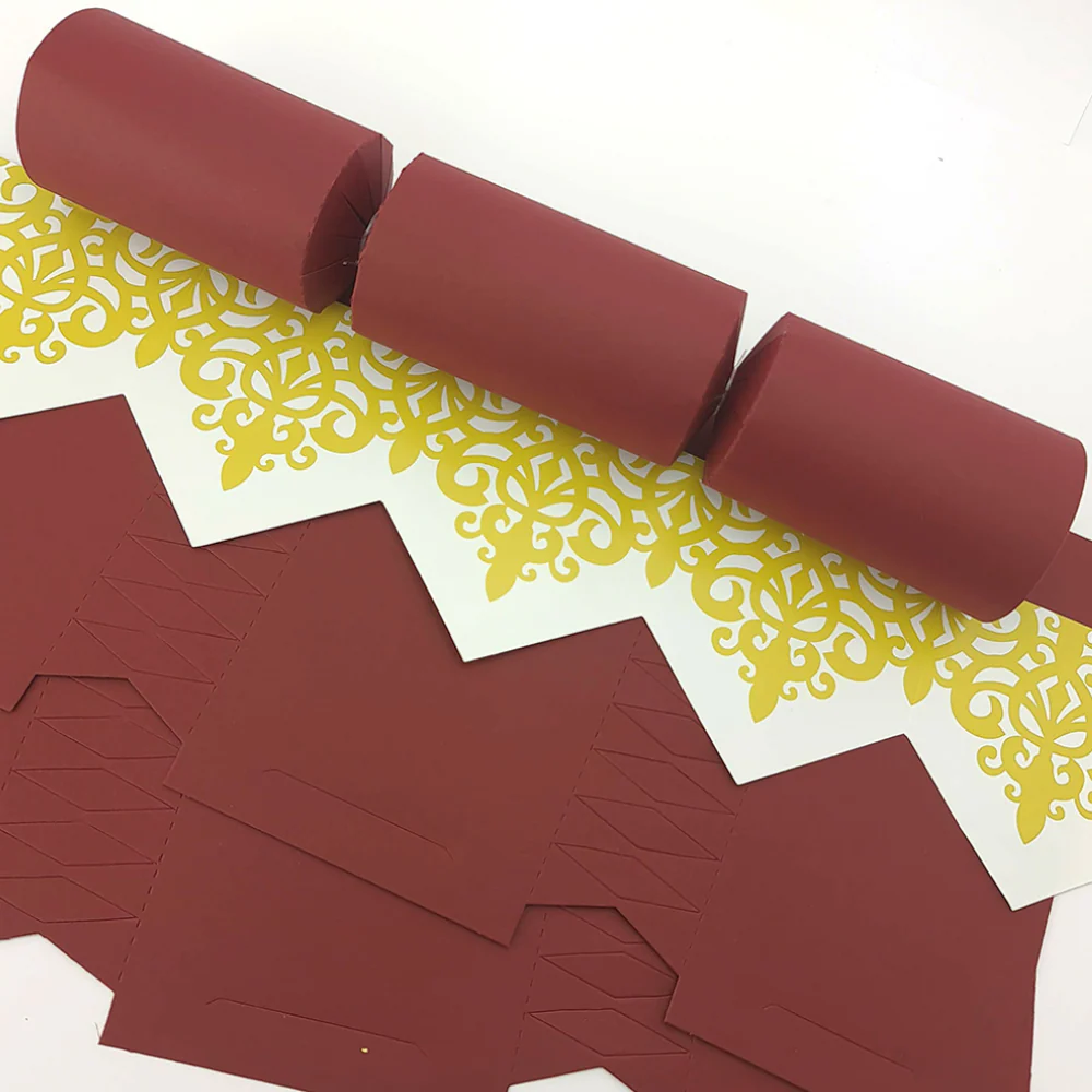 Burgundy Red | Cracker Making DIY Craft Kits | Make Your Own | Eco Recyclable - Image 8