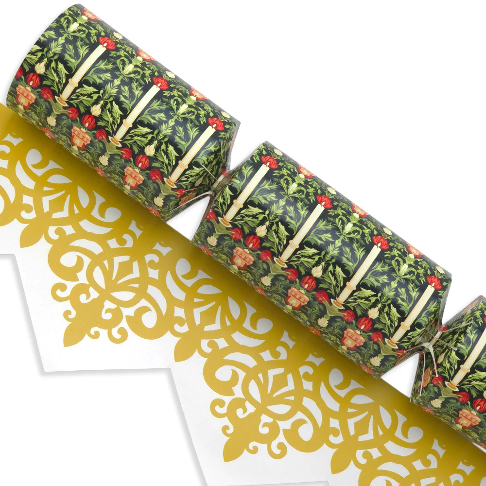 Christmas Candles | William Morris | Cracker Making Craft Kit | Make Your Own - Image 5
