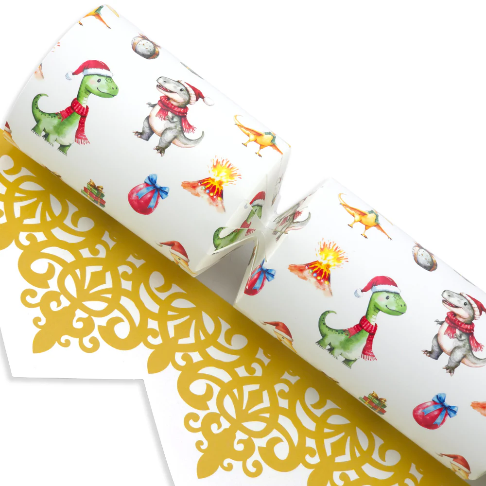 Christmas Dinosaurs | Cracker Making Craft Kit | Make & Fill Your Own - Image 4
