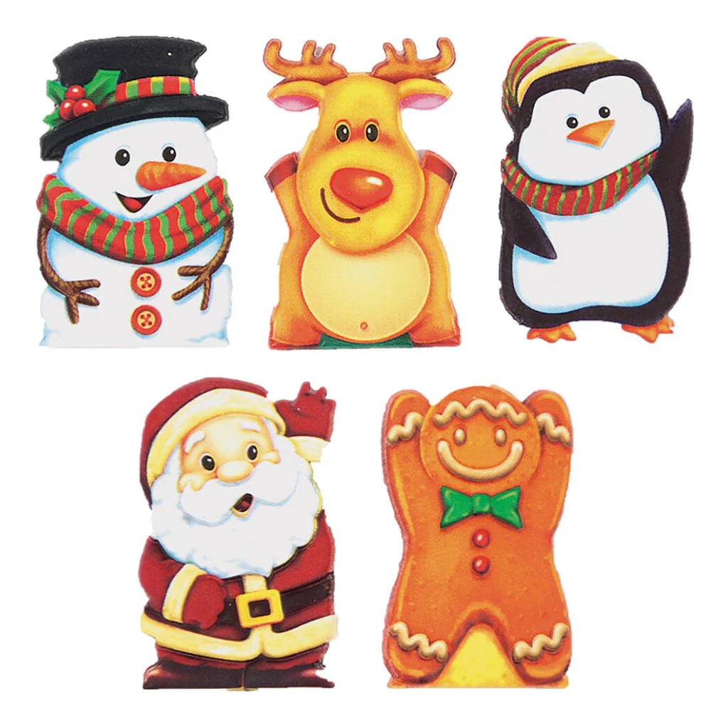 Christmas Finger Puppet for Kids | One at Random | Little Gift | Cracker Filler - Image 3