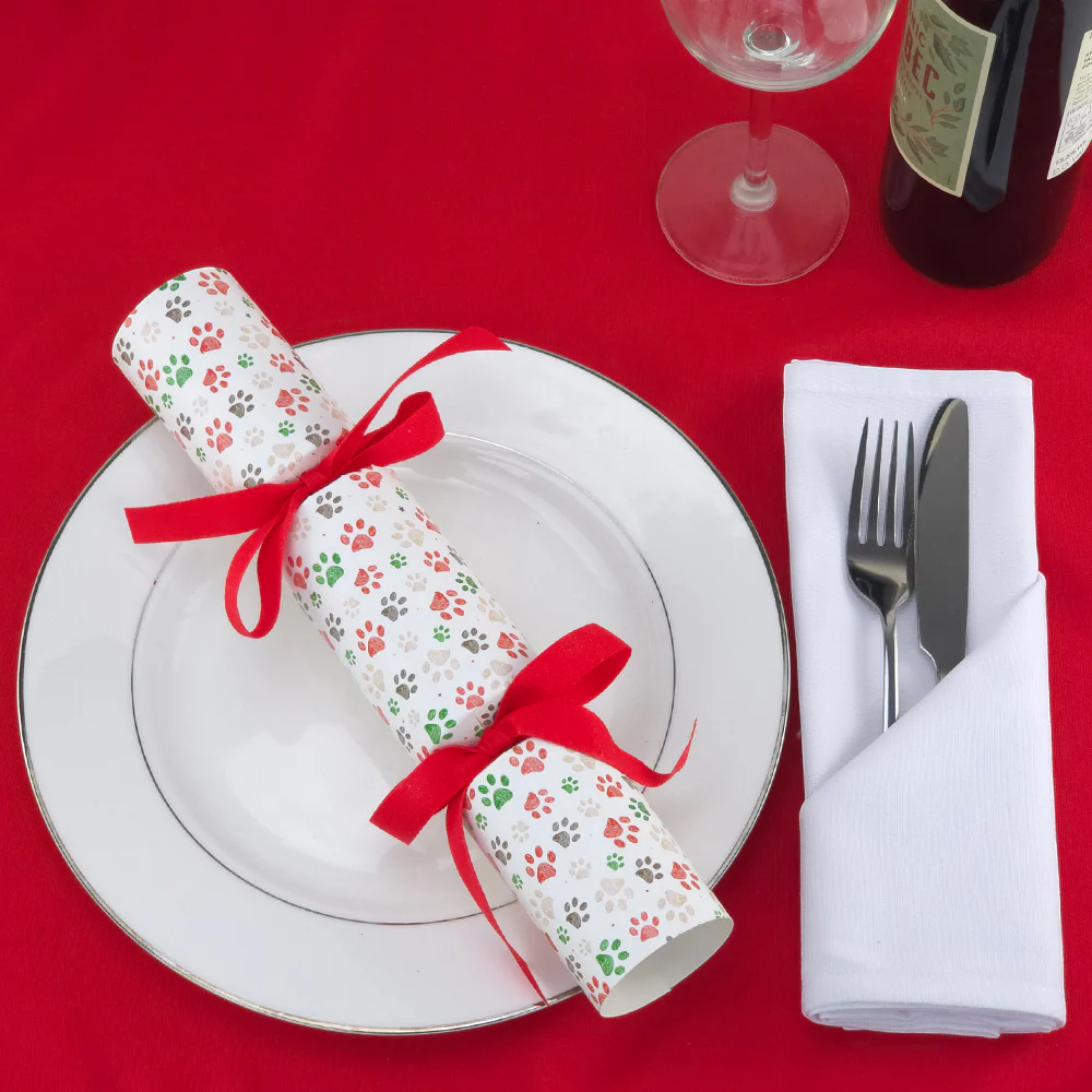 Christmas Sketched Pawprints | Eco Cracker Making Craft Kit | Make Your Own - Image 3