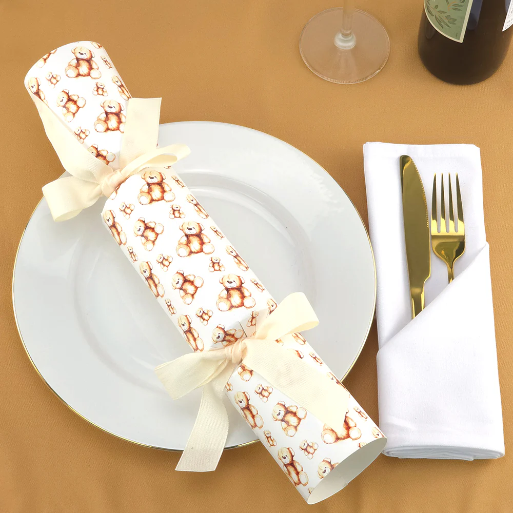 Cuddly Teddy | Eco Cracker Making Craft Kit | Make and Fill Your Own - Image 4