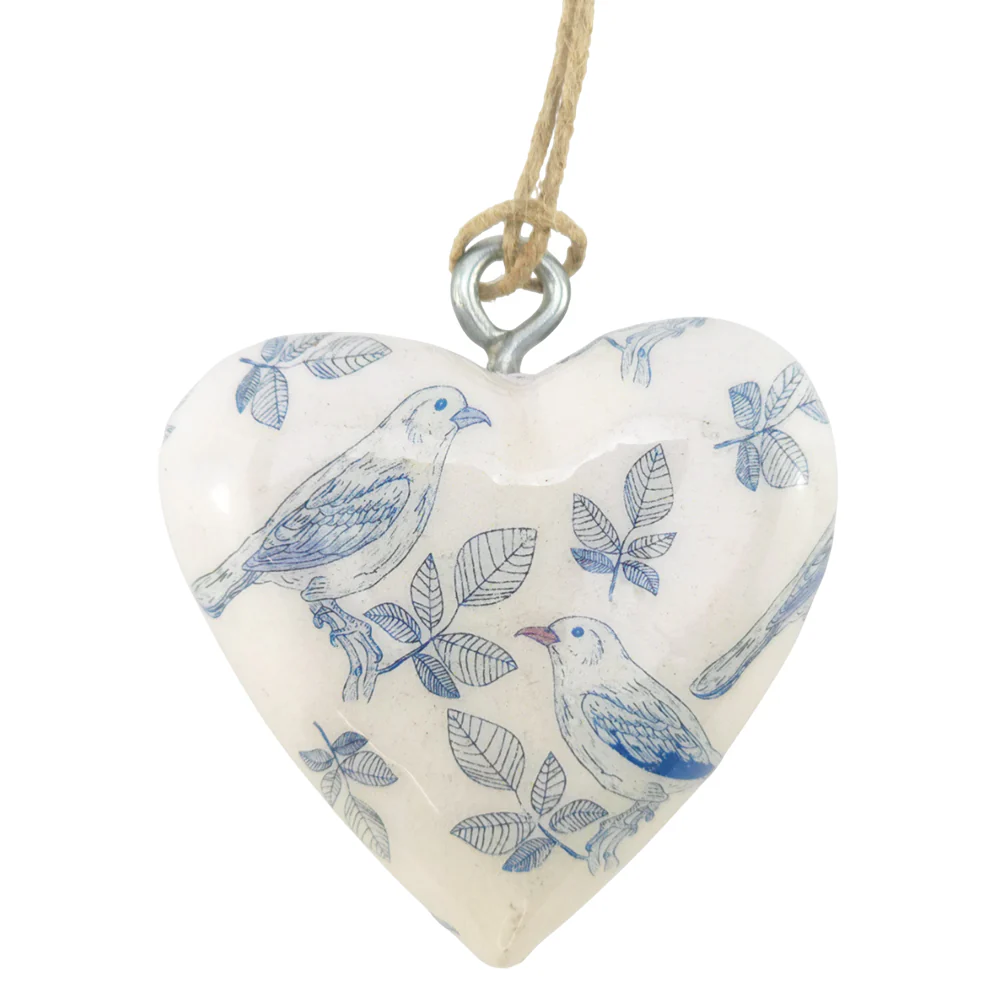 Floral Heart Wooden Hanging Ornament | 5cm | Little Gift | Cracker Filler - Image 7