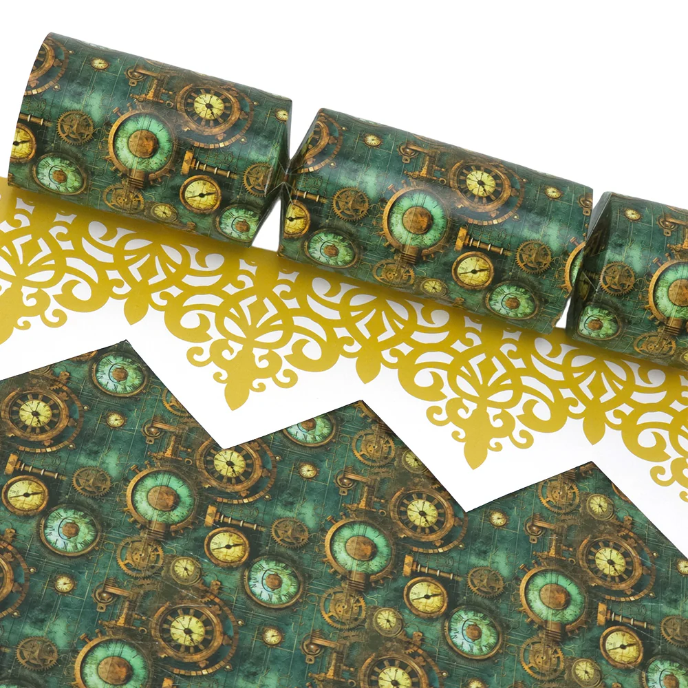 Green Steampunk Grunge | Cracker Making Craft Kit | Make & Fill Your Own - Image 6