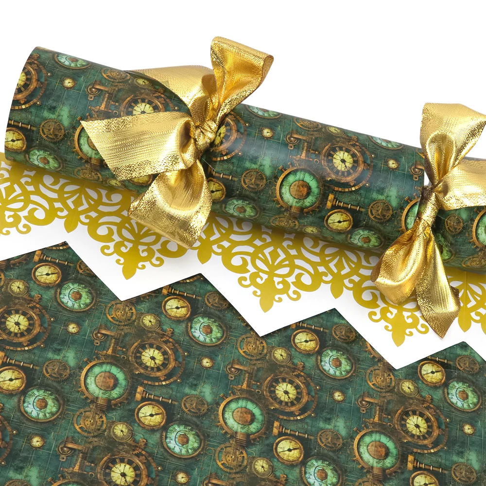 Green Steampunk Grunge | Cracker Making Craft Kit | Make & Fill Your Own - Image 9