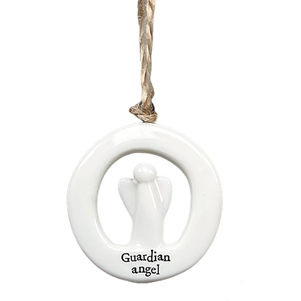 Guardian Angel | Little Porcelain Ornament | Cracker Filler | Little Gift - Image 3