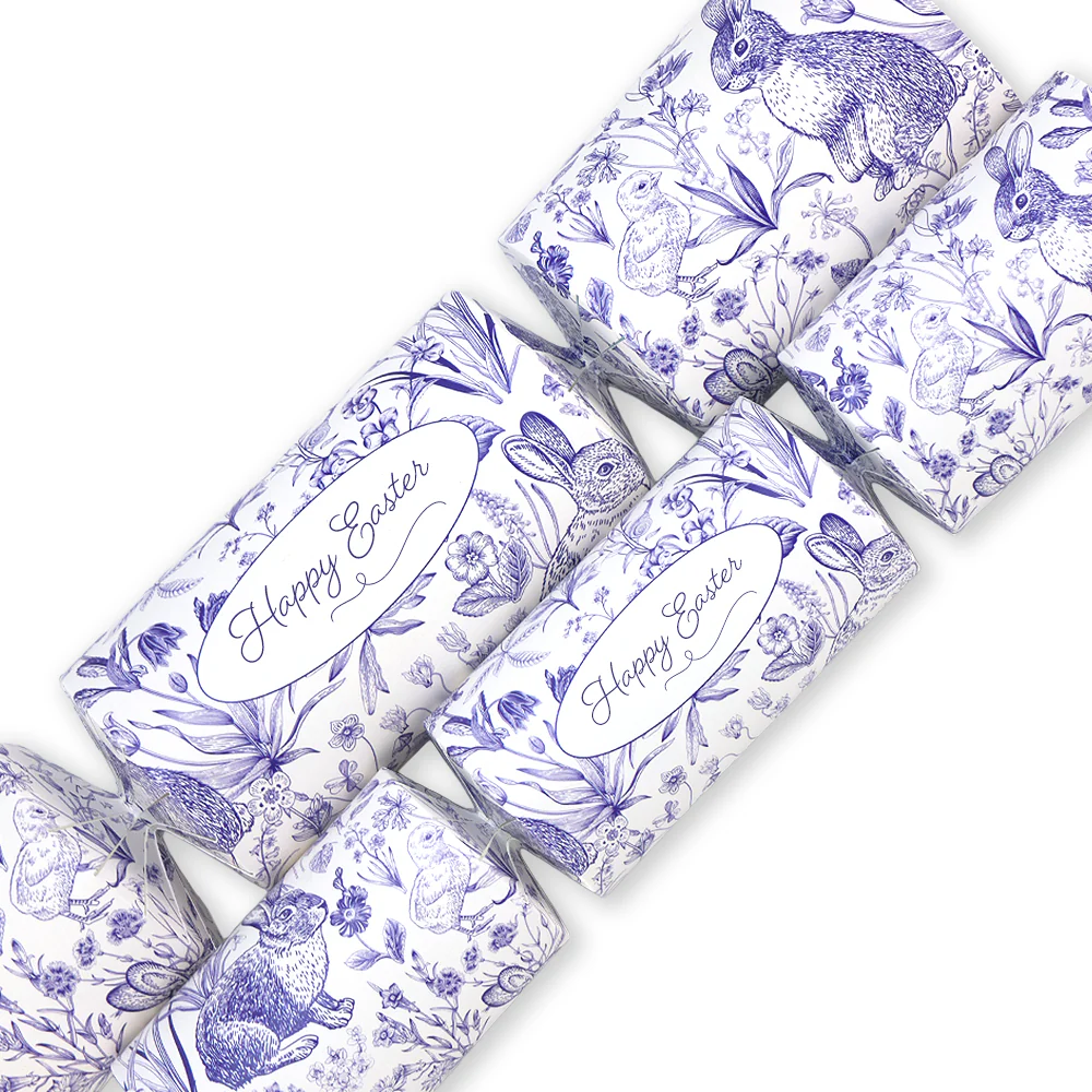 Happy Easter | Easter Toile de Jouy | Cracker Making Craft Kit | Make Your Own - Image 11