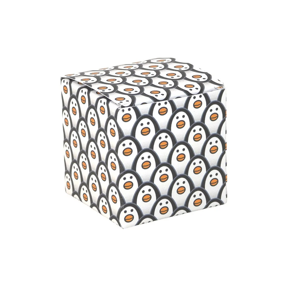 Just Penguins | Little Gift Box | 5cm Cube | Single or 6 Boxes - Image 5
