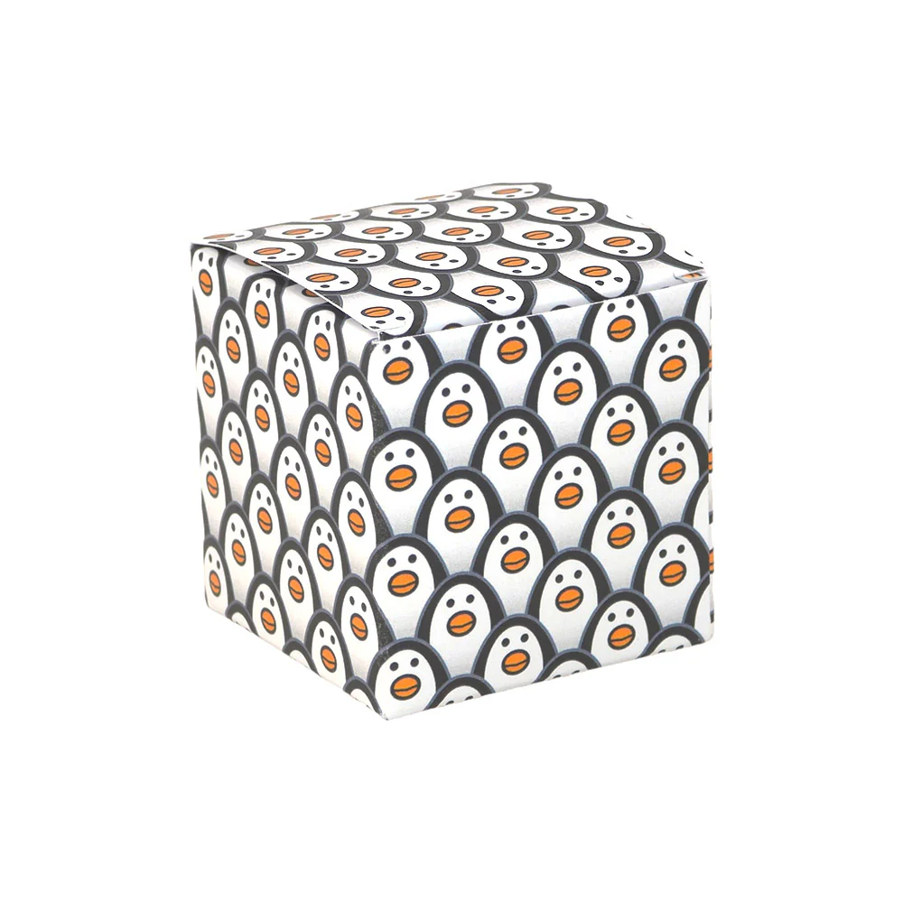 Just Penguins | Little Gift Box | 5cm Cube | Single or 6 Boxes - Image 6