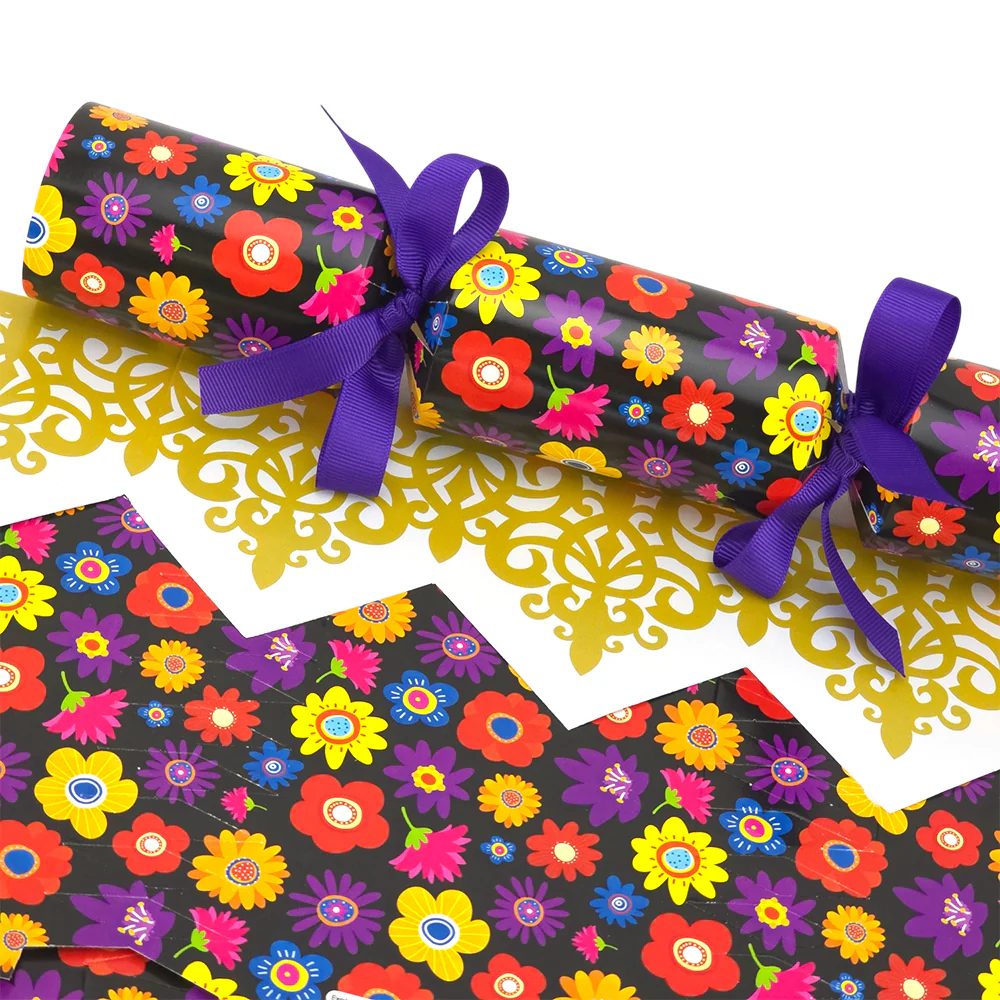 Mini Retro Flowers | Cracker Making Craft Kit | Make & Fill Your Own - Image 3