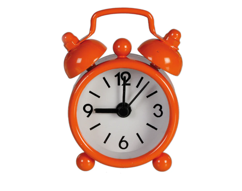 Miniature Old Fashioned Style Alarm Clock | Retro | Cracker Filler | Little Gift - Image 4