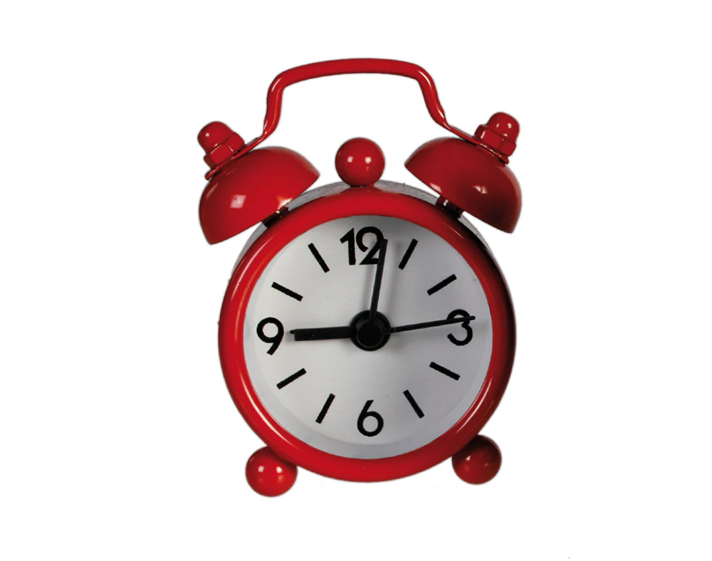 Miniature Old Fashioned Style Alarm Clock | Retro | Cracker Filler | Little Gift - Image 5