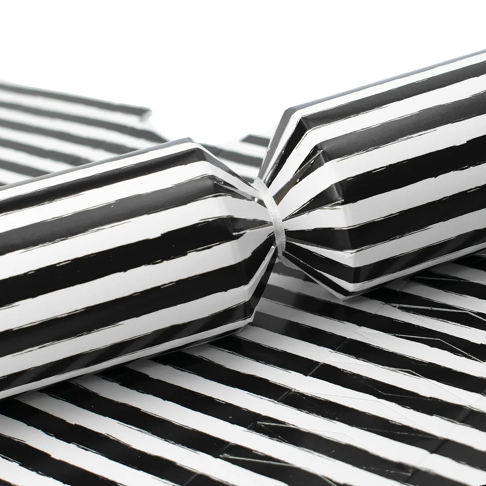Monochrome Brushstrokes | Cracker Making Craft Kit | Make & Fill Your Own - Image 4
