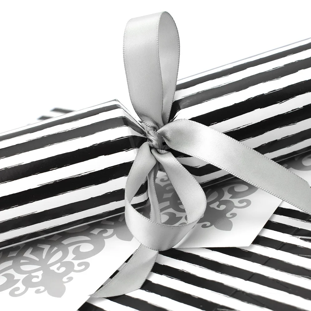 Monochrome Brushstrokes | Cracker Making Craft Kit | Make & Fill Your Own - Image 5