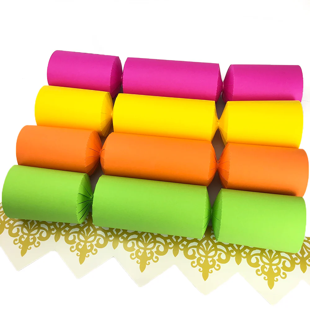 Neon Tones | Craft Kit to Make 16 Crackers | Recyclable | Cracker Making - Image 3