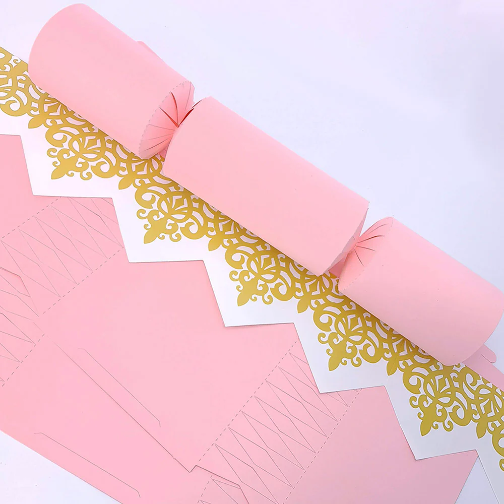 Pastel Pink | Cracker Making DIY Craft Kits | Make Your Own | Eco Recyclable - Image 12
