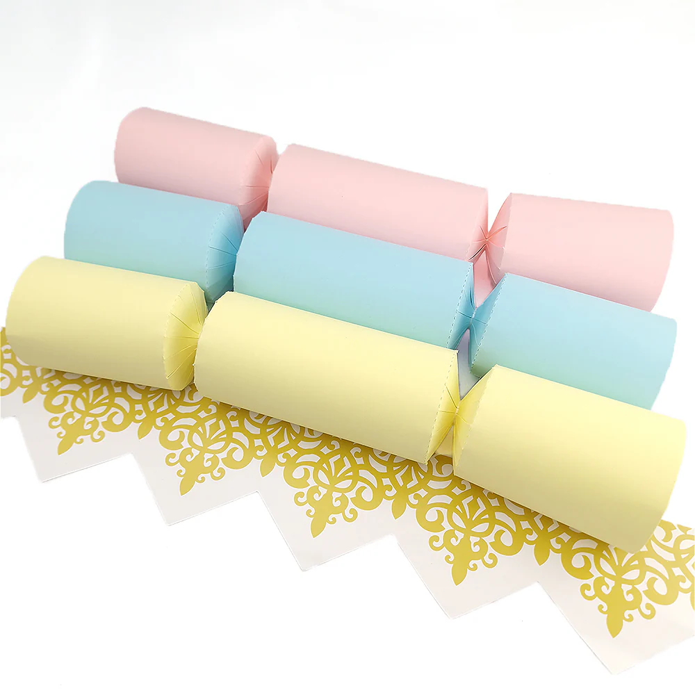 Pastel Tones | Craft Kit to Make 12 Crackers | Recyclable | Cracker Making - Image 3