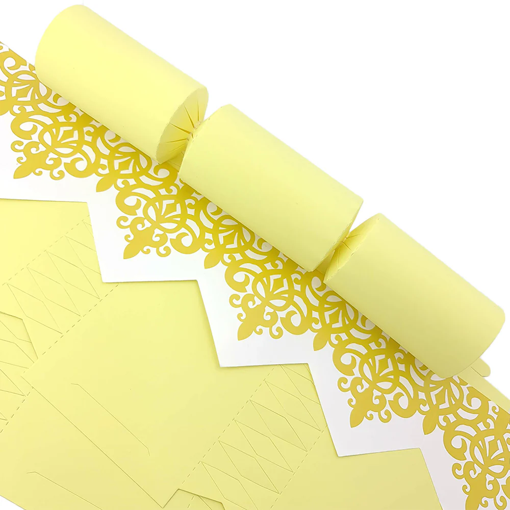 Pastel Yellow | Cracker Making DIY Craft Kits | Make Your Own | Eco Recyclable - Image 10