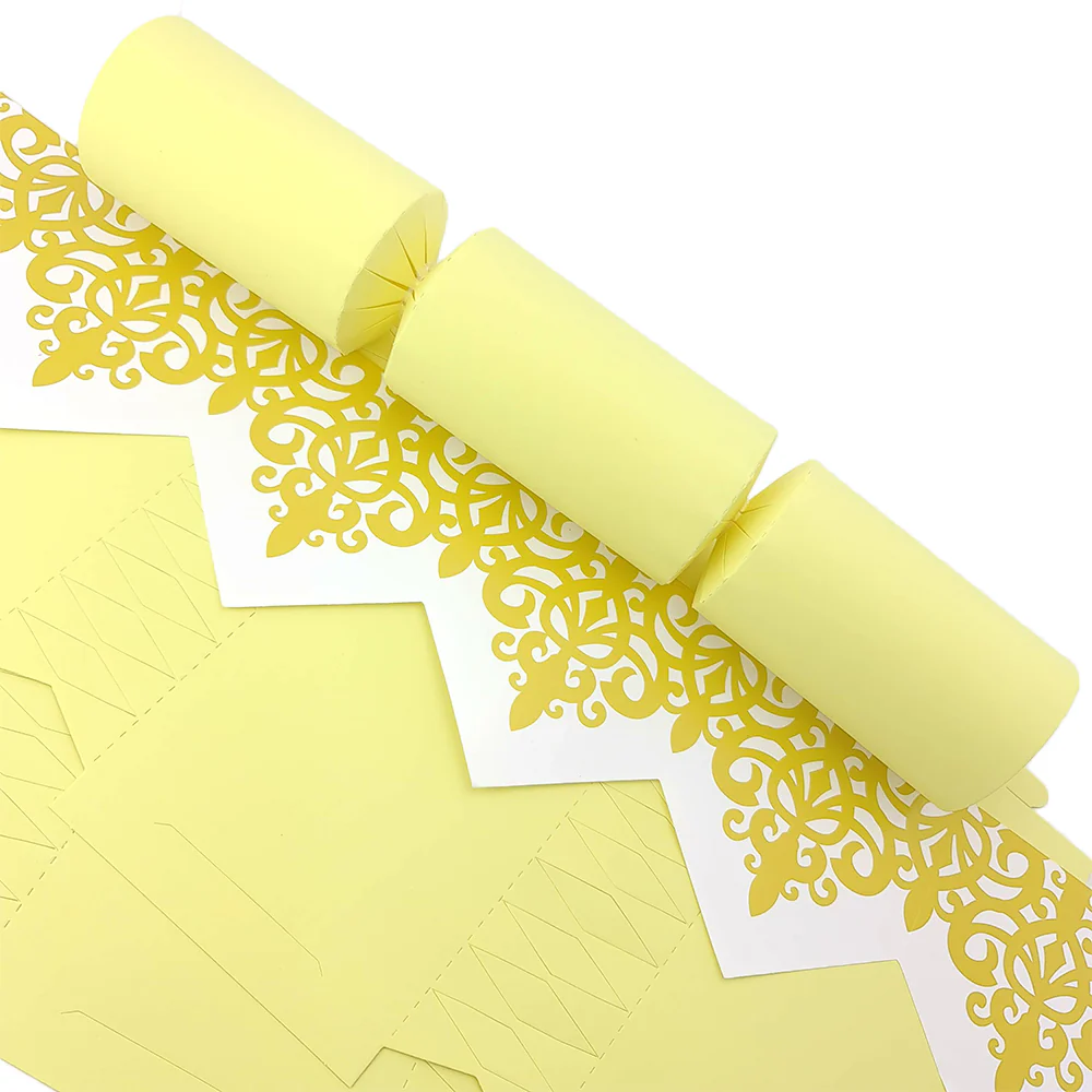 Pastel Yellow | Cracker Making DIY Craft Kits | Make Your Own | Eco Recyclable - Image 6