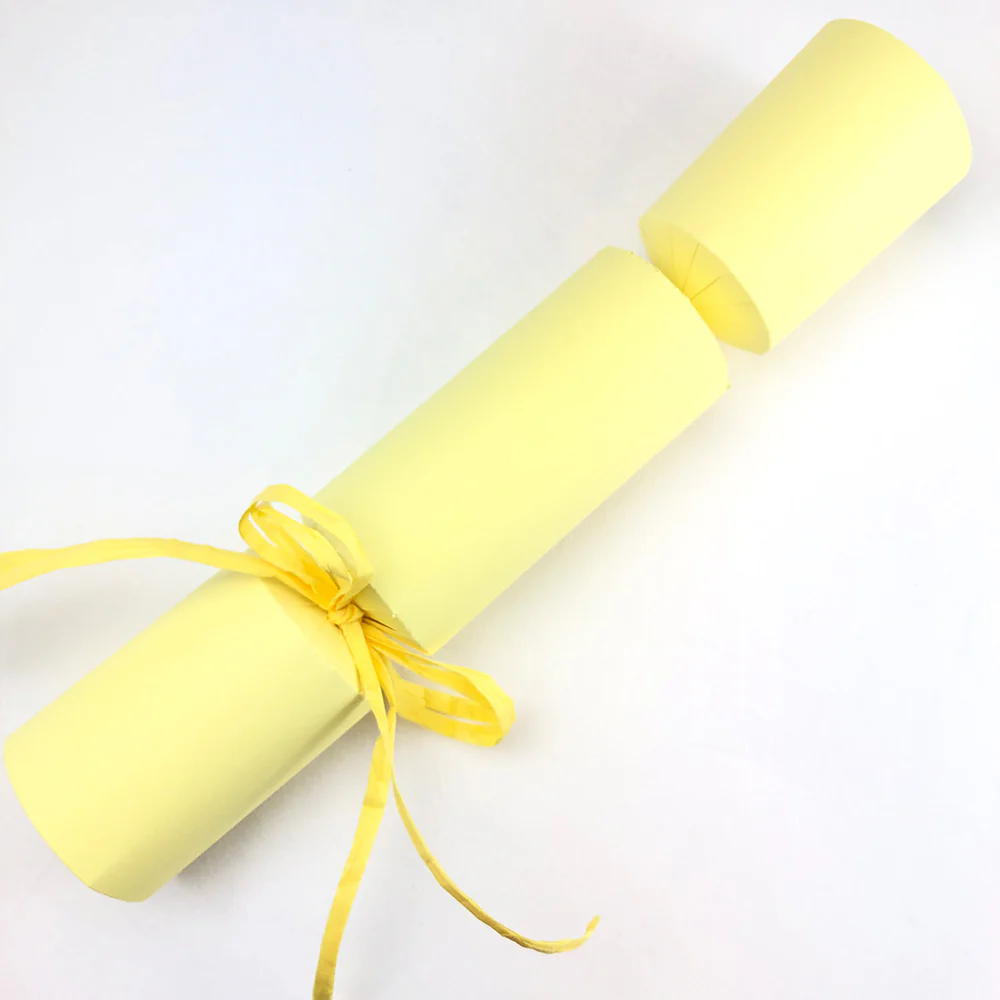 Pastel Yellow | Cracker Making DIY Craft Kits | Make Your Own | Eco Recyclable - Image 9