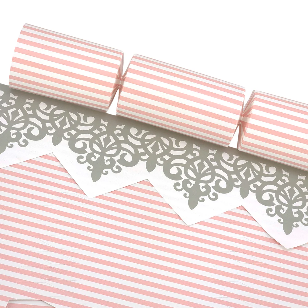 Pink Candy Stripes | Cracker Making Craft Kit | Make & Fill Your Own - Image 4