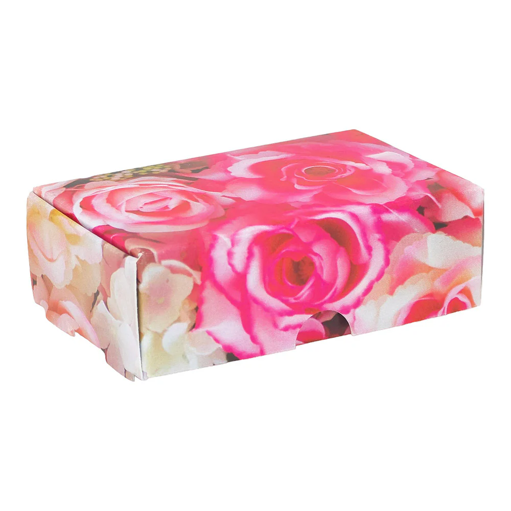Pink Roses | Little Gift Box | Soap Bar Sized | Single or 6 Boxes | 57x88x30mm - Image 5