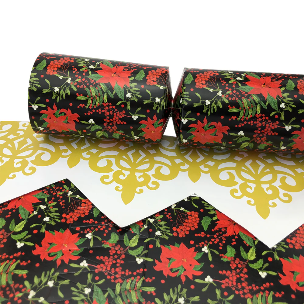 Red Christmas Poinsettia | Cracker Making Craft Kit | Make and Fill Your Own - Image 5