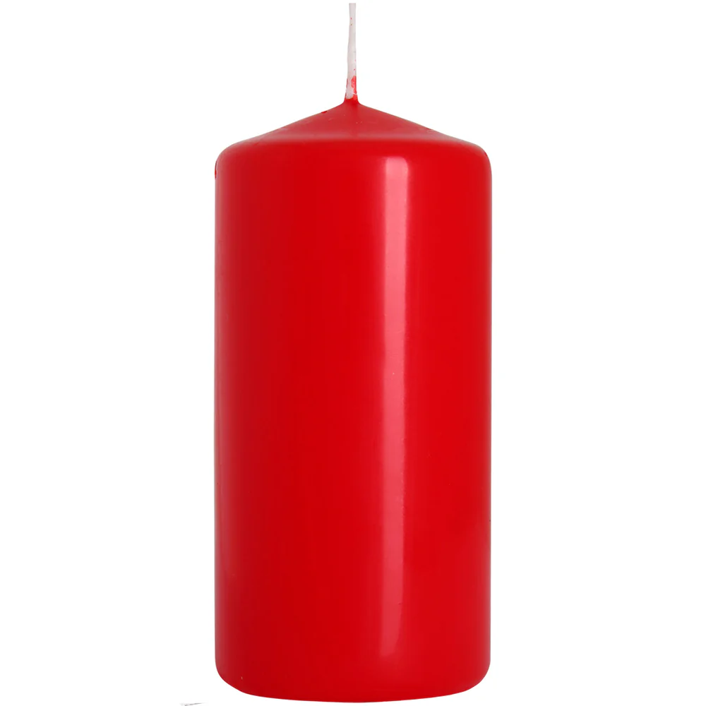 Red | Pillar Candles | Choose 60mm to 250mm Tall - Image 8