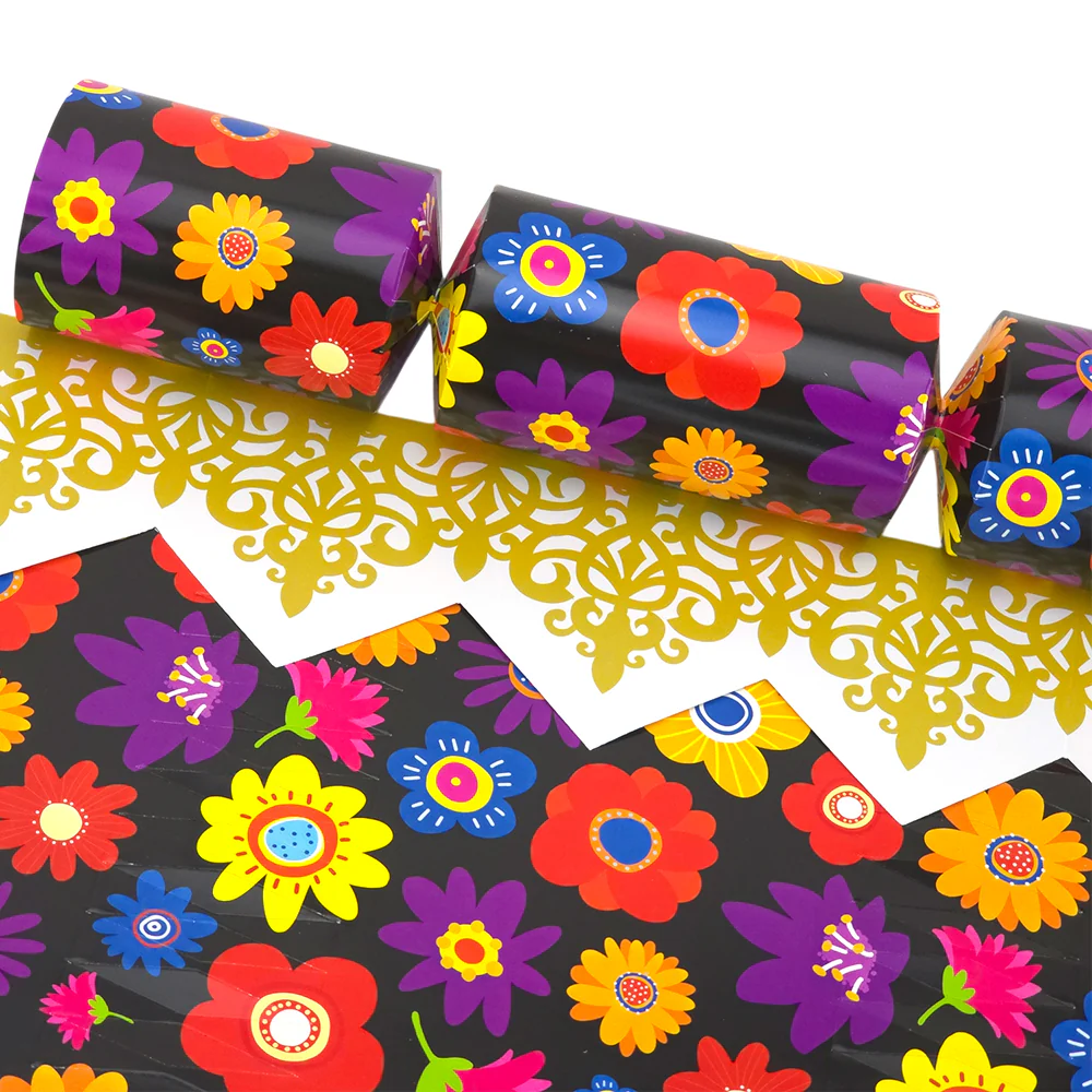 Retro Flowers | Cracker Making Craft Kit | Make & Fill Your Own - Image 4