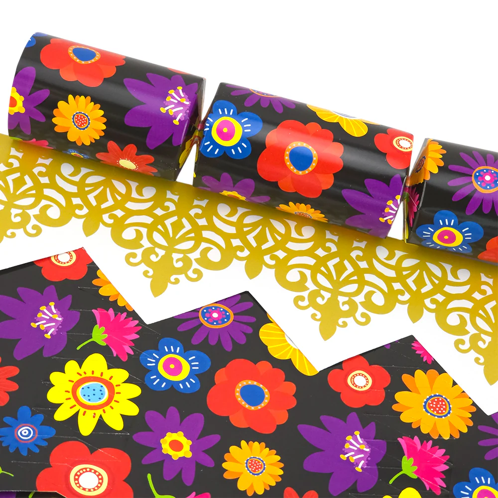 Retro Flowers | Cracker Making Craft Kit | Make & Fill Your Own - Image 5