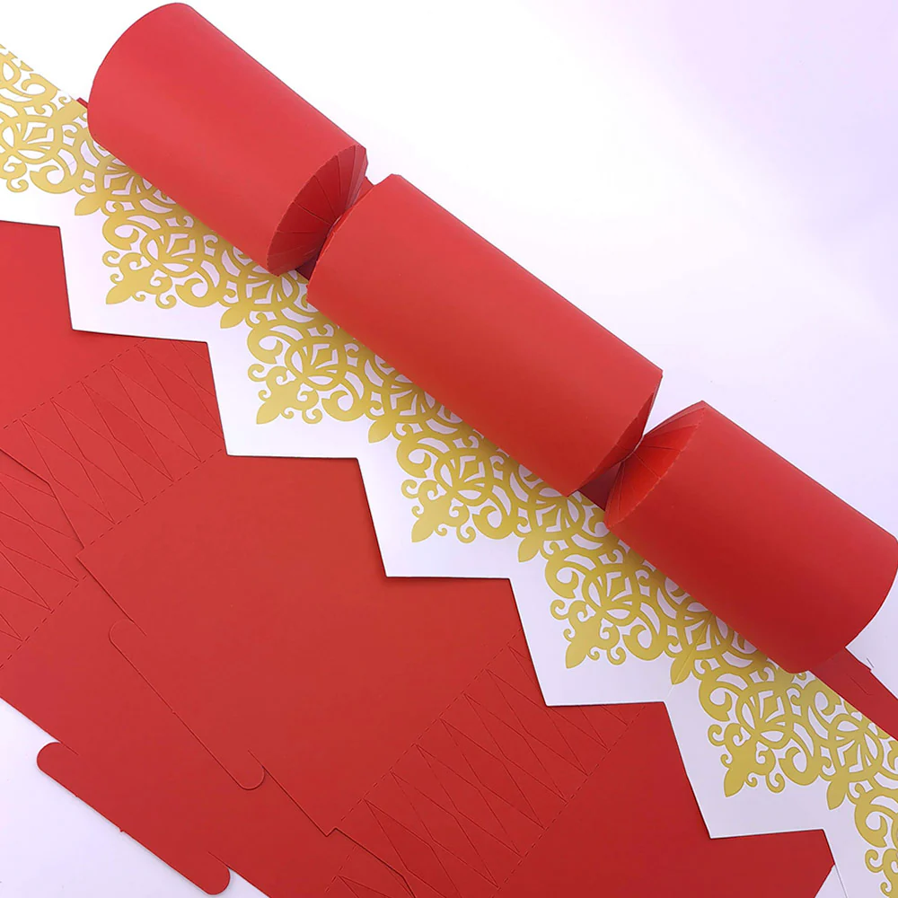 Rich Red | Cracker Making DIY Craft Kits | Make Your Own | Eco Recyclable - Image 11