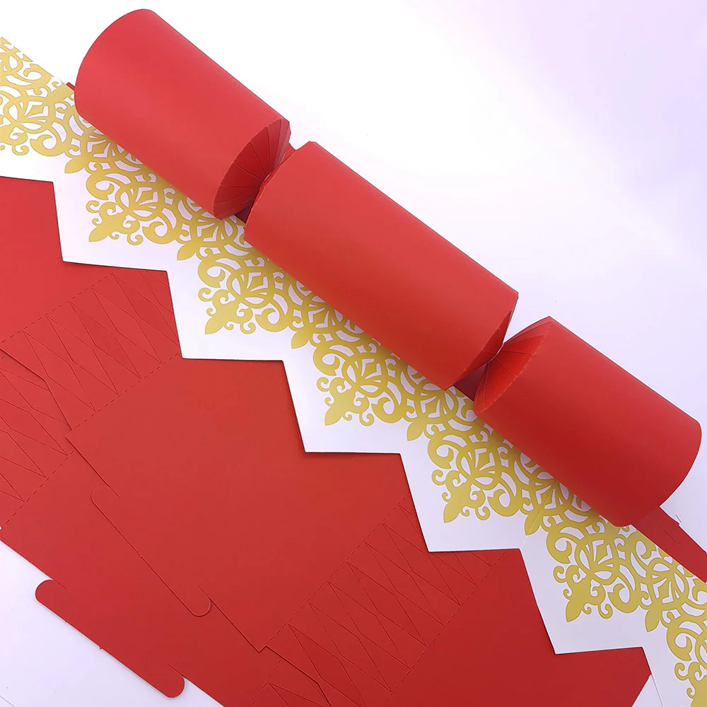 Rich Red | Cracker Making DIY Craft Kits | Make Your Own | Eco Recyclable - Image 5