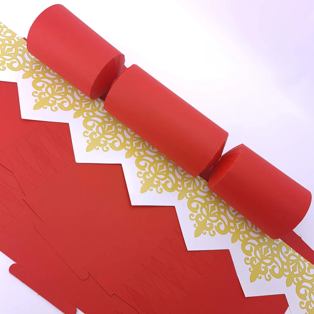 Rich Red | Cracker Making DIY Craft Kits | Make Your Own | Eco Recyclable - Image 8