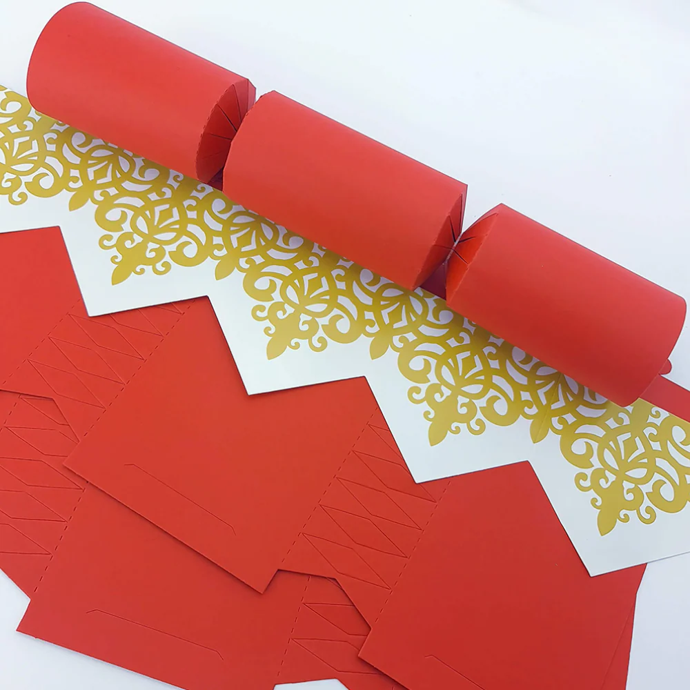 Rich Red | Cracker Making DIY Craft Kits | Make Your Own | Eco Recyclable - Image 9