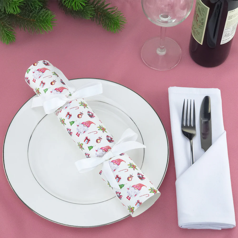 Tipsy the Gonk | Eco Christmas Cracker Making Craft Kit | Make & Fill Your Own - Image 3