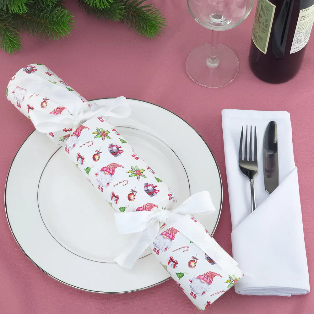 Tipsy the Gonk | Eco Christmas Cracker Making Craft Kit | Make & Fill Your Own - Image 4