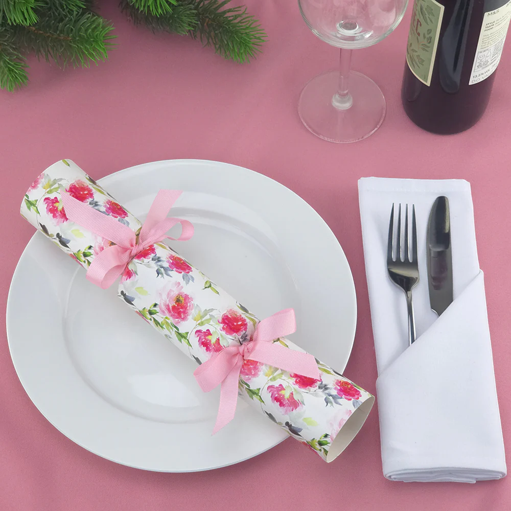 Watercolour Peonies | Cracker Making Craft Kit | Make and Fill Your Own - Image 5