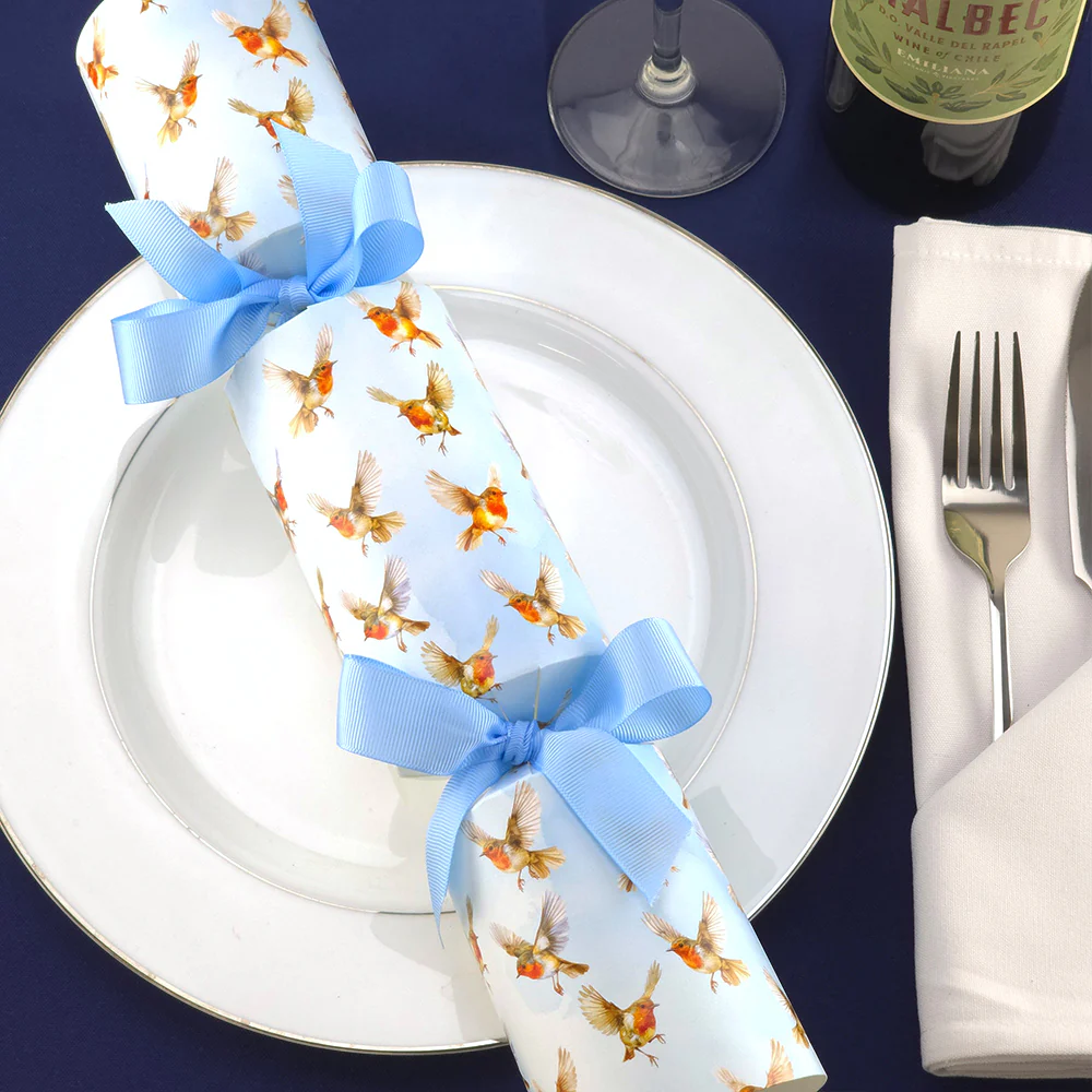 Watercolour Robins | Cracker Making Craft Kit | Make & Fill Your Own - Image 4